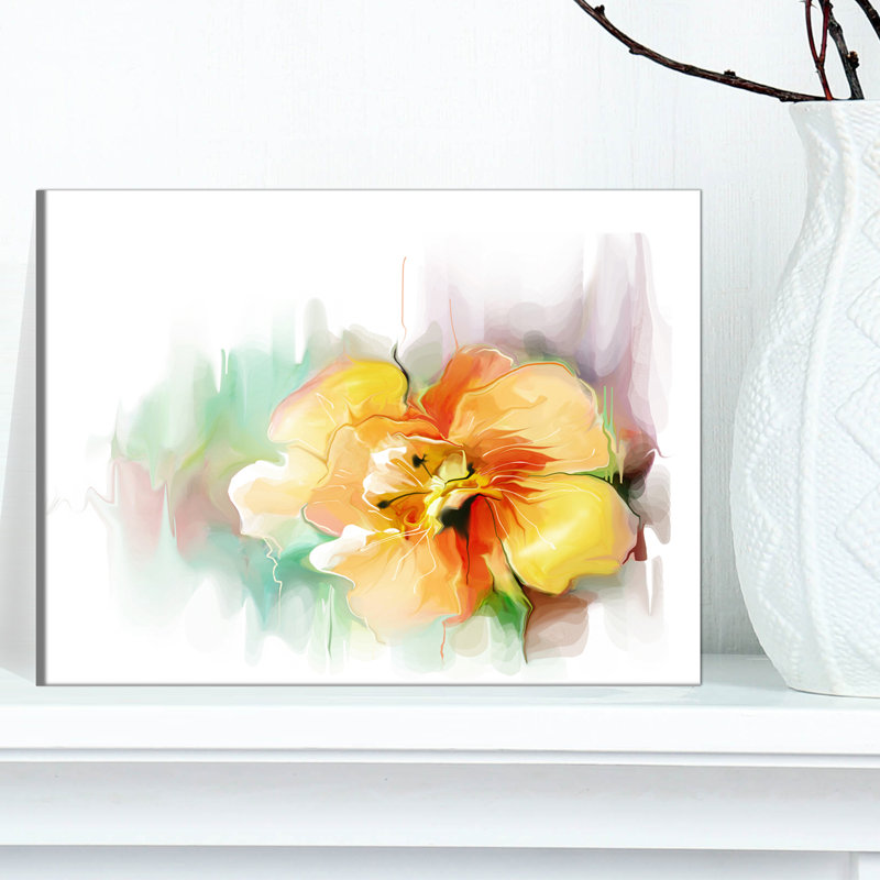 Andrian: Orange And Yellow Flowers Drawing